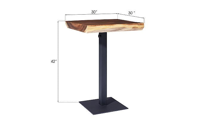 Cafe Bar Table, Metal Leg